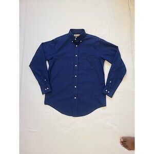 Gold Label Roundtree & Yorke Mens Blue Shirt Size Sm Long Sleeve Dress Casual